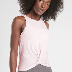 Athleta Pink Essence Twist Tank Top_SZ M